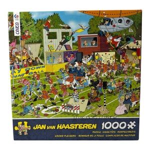 Ceaco Jan Van Haasteren Crowd Pleasers 1000 Piece Jigsaw Puzzle 2016 Missing Pc